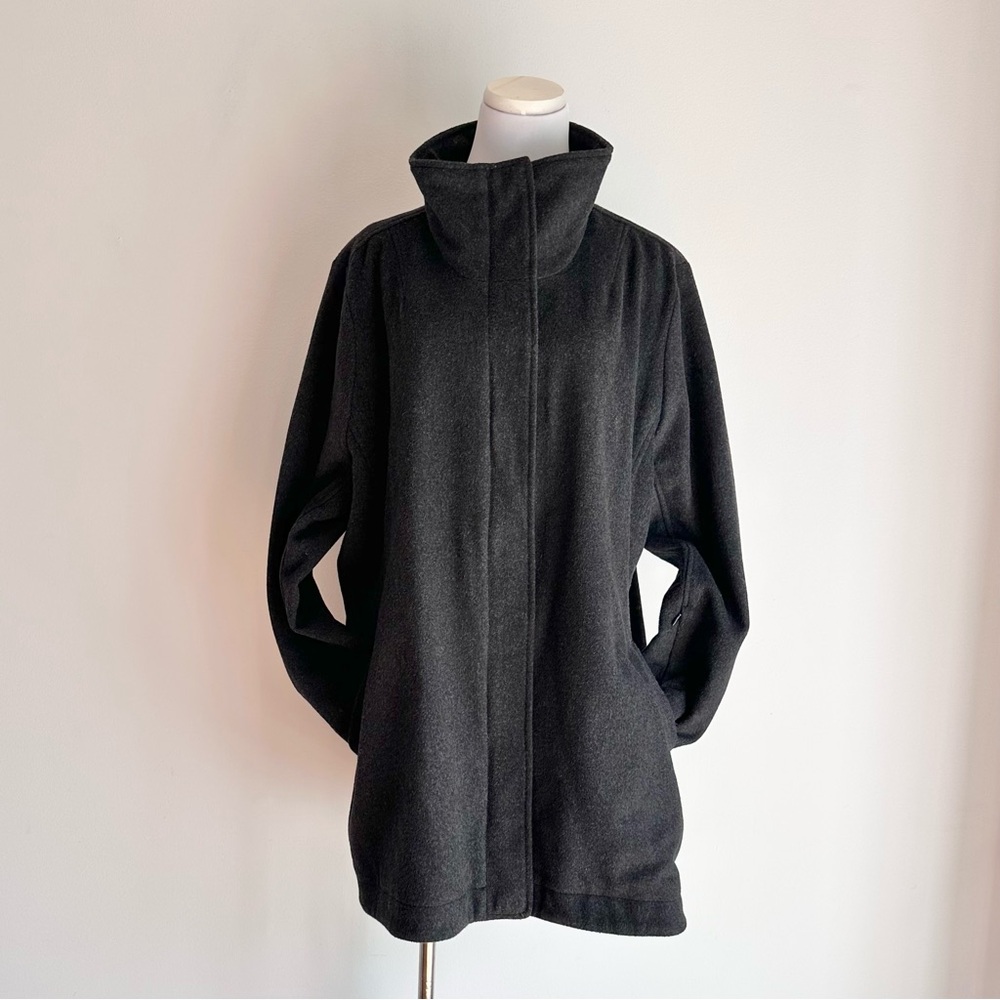 Pendleton Crest Campbell Cascade Wool Charcoal Grey Water Resistant Coat Jacket